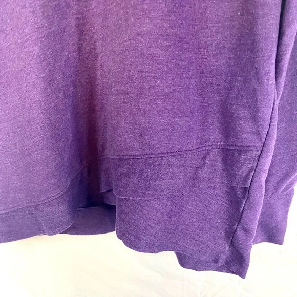 *3 for $12* Gaiam long sleeve crew neck purple sweatshirt - Picture 3 of 8